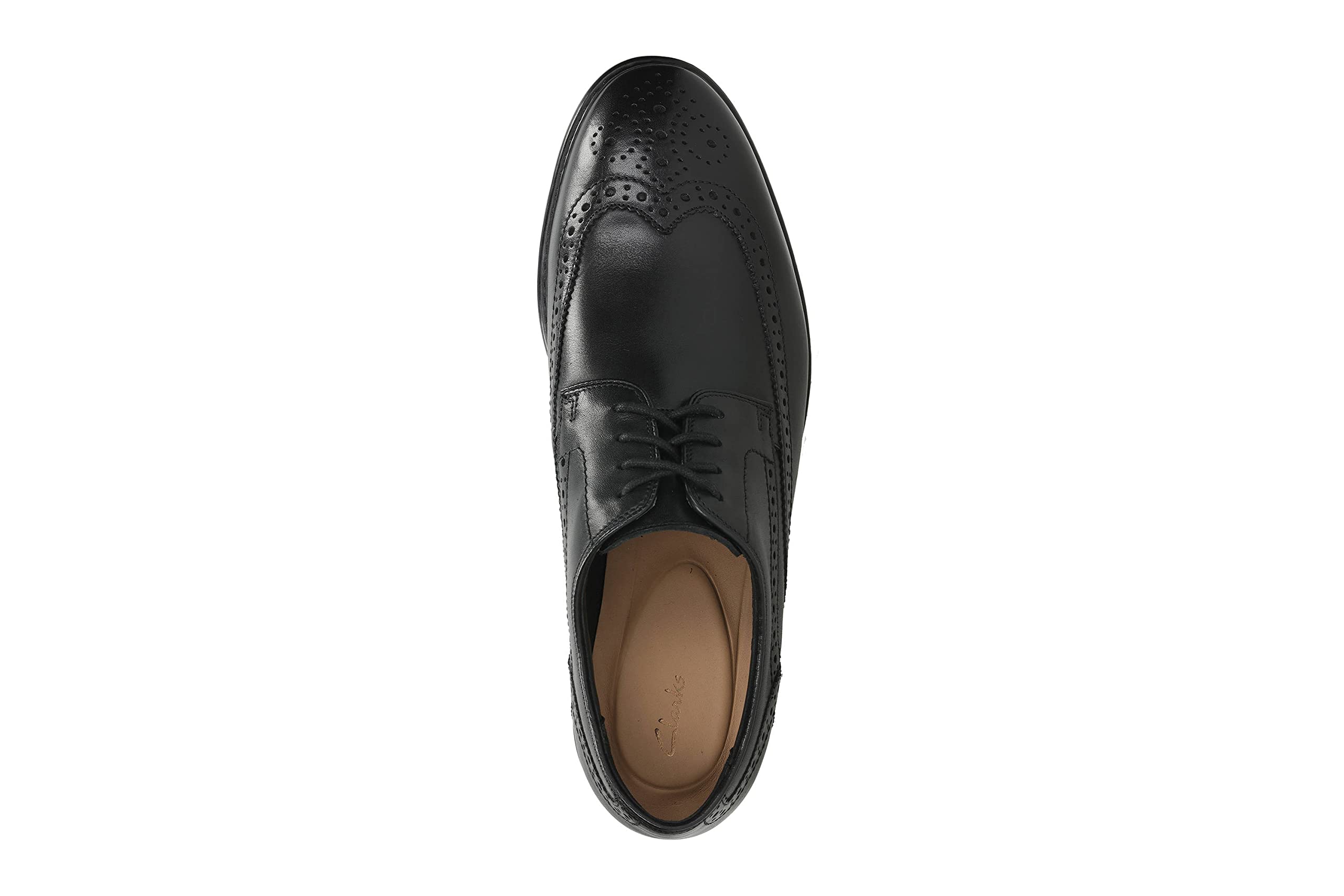 Clarks Men's Brogues Wingtip Oxford Dress Shoes - Classic Leather Formal & Business Shoes for Men - Perfect for Office, Wedding & Special Occasions