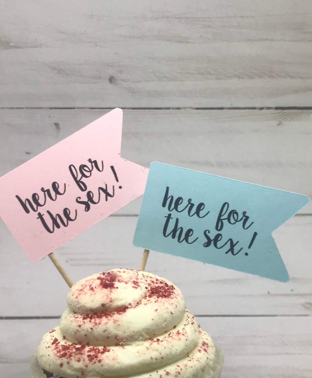 Gender Reveal Cupcake Toppers - Fun & Adorable Baby Shower Decorations for Gender Reveal Parties - Perfect for Celebrations, Baby Showers & Special Events