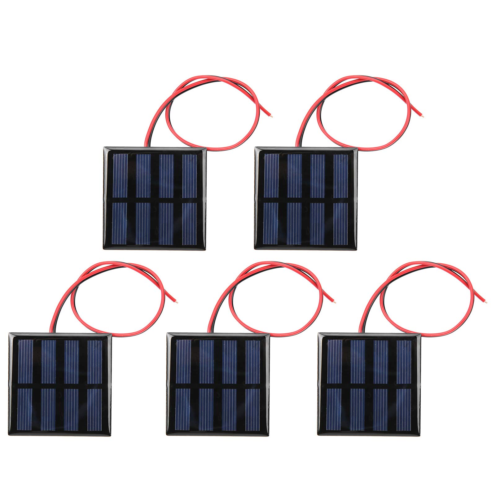 High Efficiency Mini Solar Panel - Polysilicon Epoxy Solar Cell for Outdoor Solar Lawn Lights, Phone Chargers & Landscape Lighting | Waterproof & Durable for Garden, Patio & Camping Use
