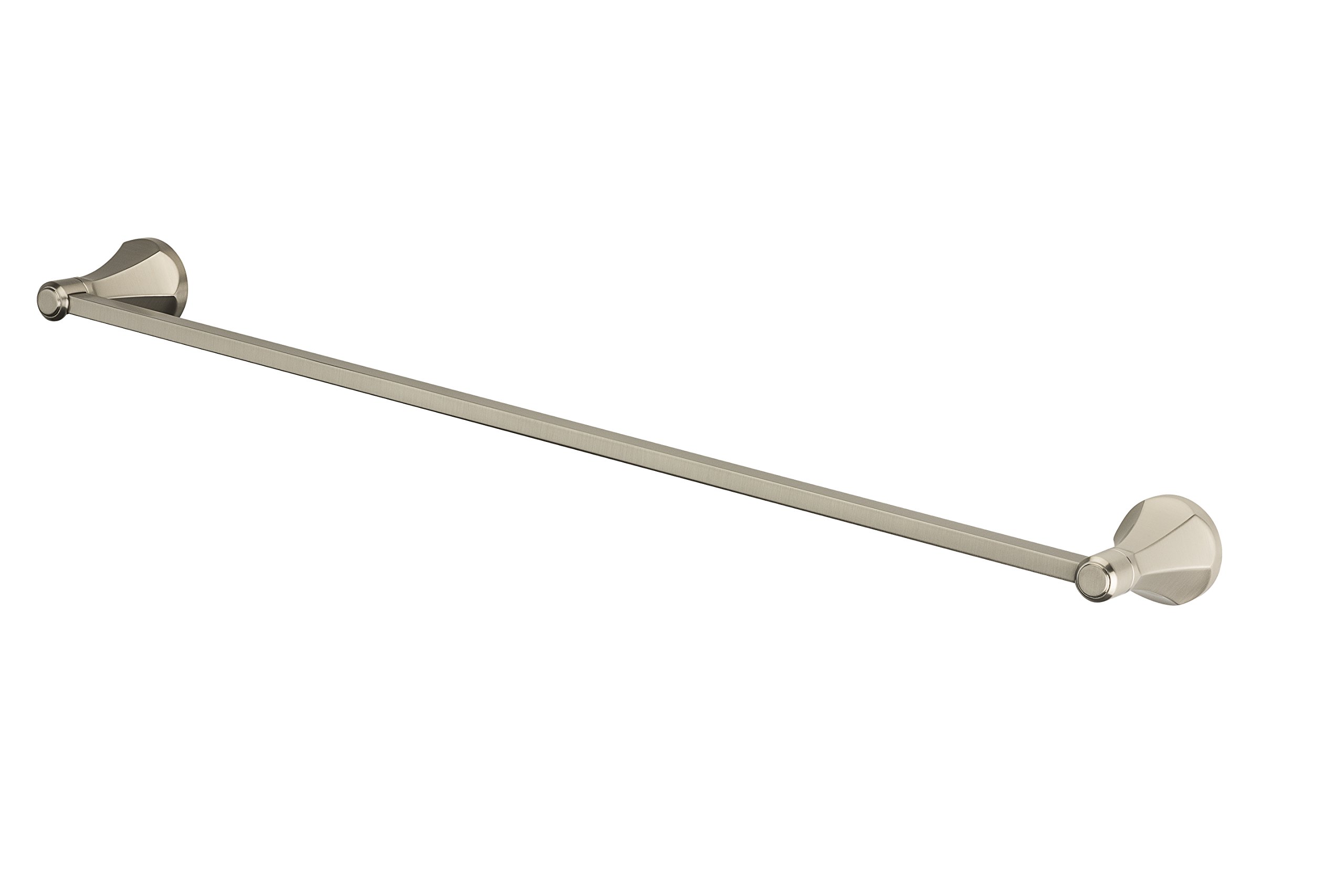 Pfister Arterra 24-Inch Brushed Nickel Towel Bar - Premium Bathroom Accessory for Modern Homes & Luxury Hotels