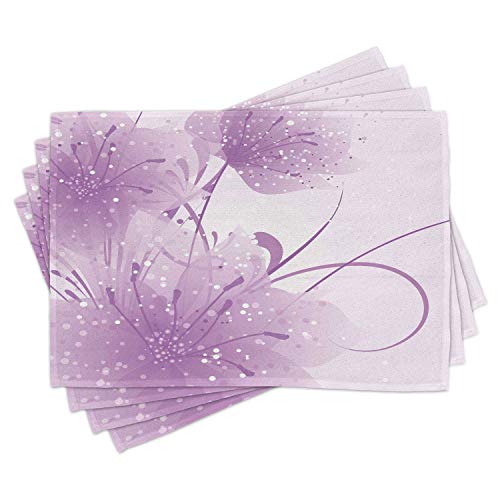 Pale Purple and White