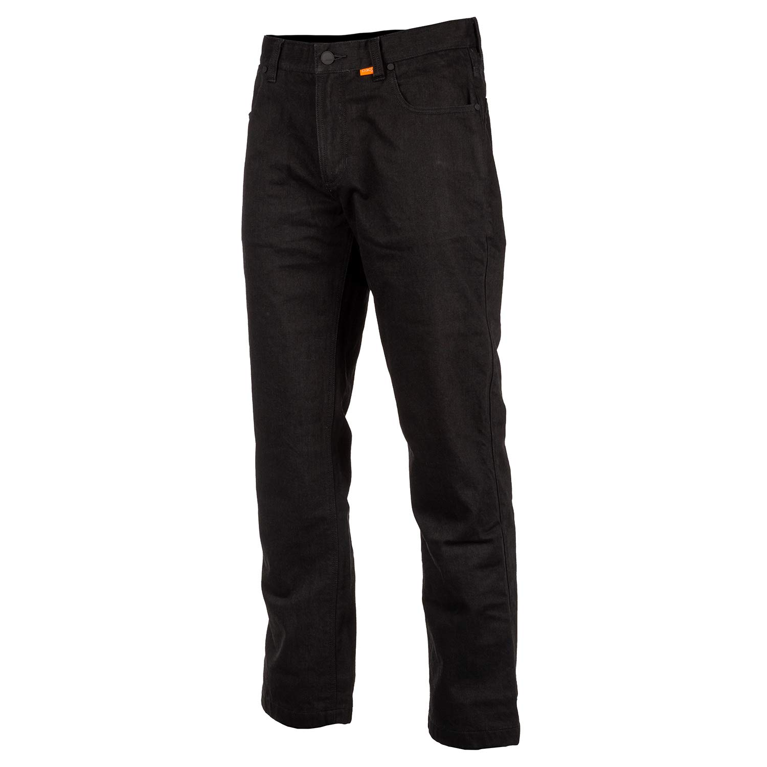 KLIM K Fifty 1 Denim Riding Pants for Men - Tall Size 38, Black - Durable Motorcycle Jeans for Cruiser & Adventure Biking