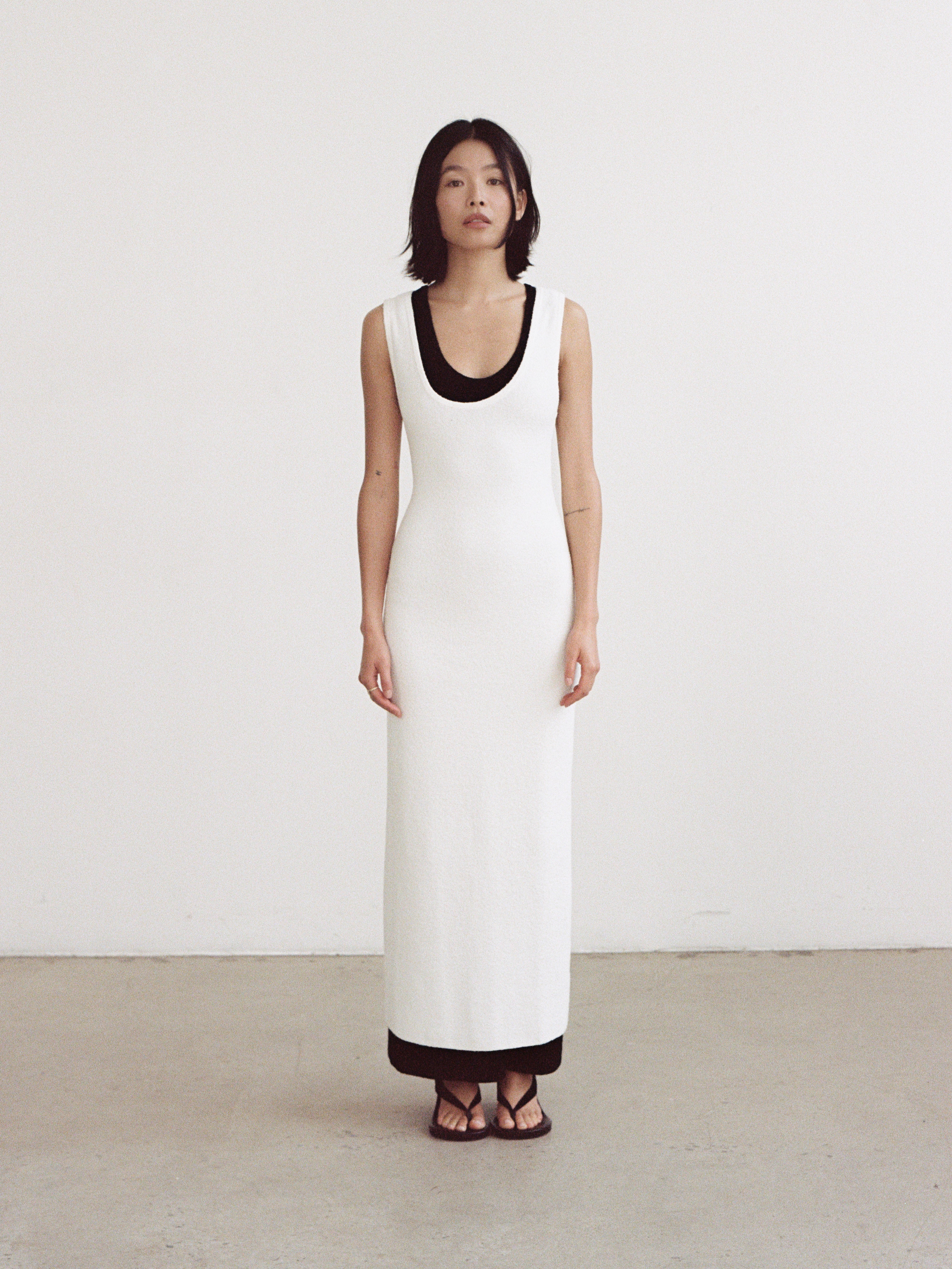 Chiara Scoop Neck Dress - Elegant Women's Summer Dress for Casual Wear, Date Night & Office Outfits