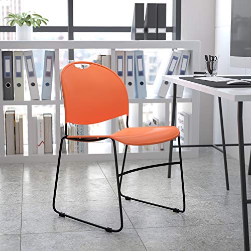Orange Plastic/Black Frame