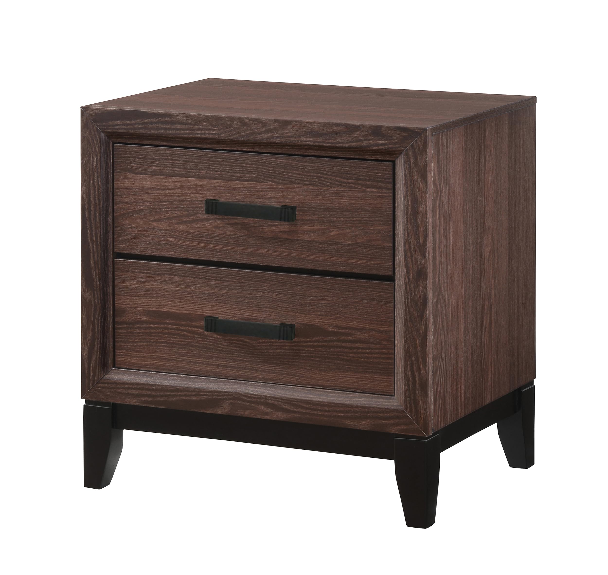 Kings Brand Furniture – Athens 5-Piece Queen Size Bedroom Set with Bed, Dresser, Mirror & 2 Night Stands – Modern Bedroom Furniture for Master Suite or Guest Room
