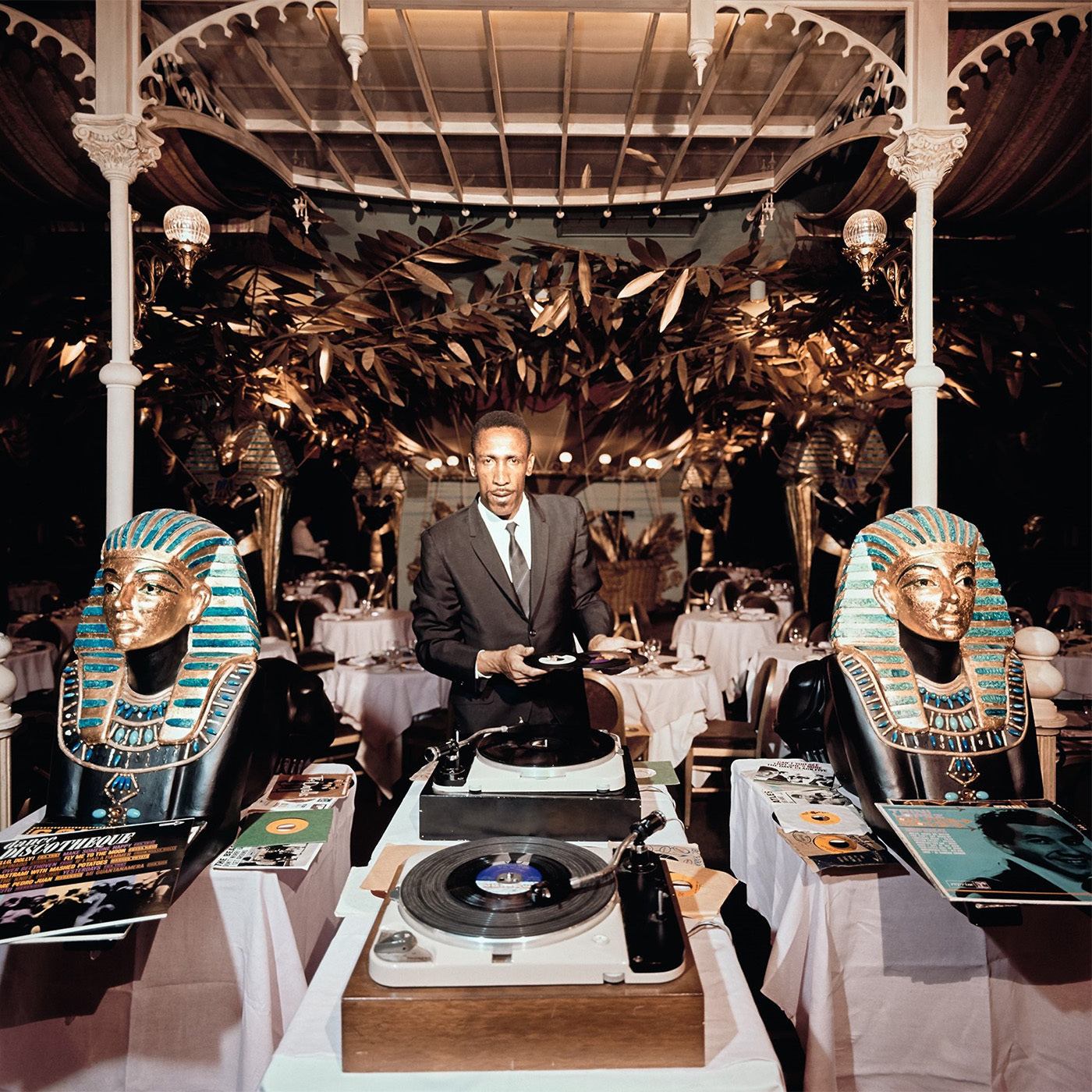 Slim Aarons Slim and Sphinx Vintage Photograph Print - Iconic Mid-Century Photography for Home & Office Wall Decor