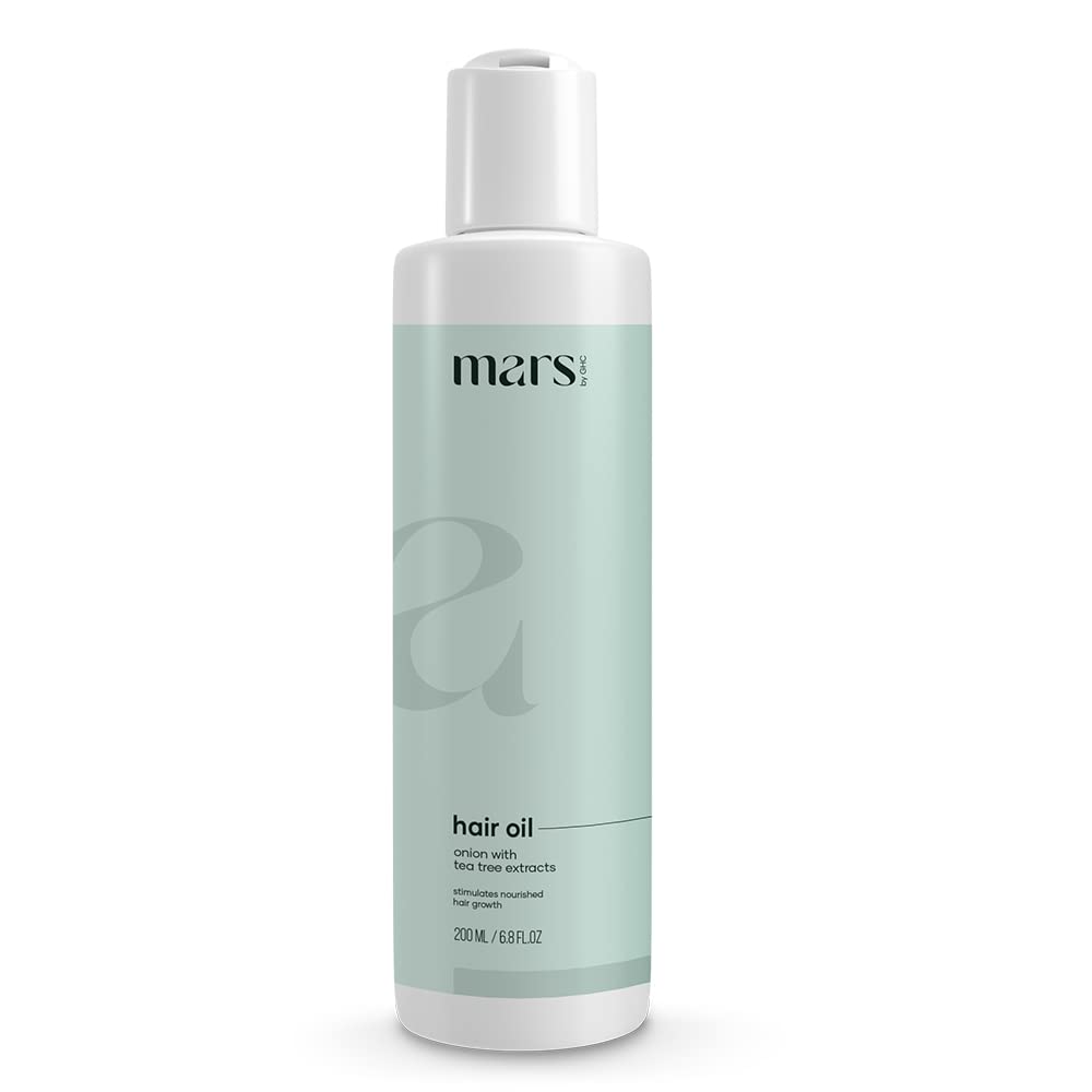GHC Jojoba Hair Growth Oil with Brahmi, Tea Tree, Bhringraj & 18 Natural Oils - Thick, Shiny & Strong Hair Treatment (200ml) - Perfect for Daily Scalp Massage & Damaged Hair Repair