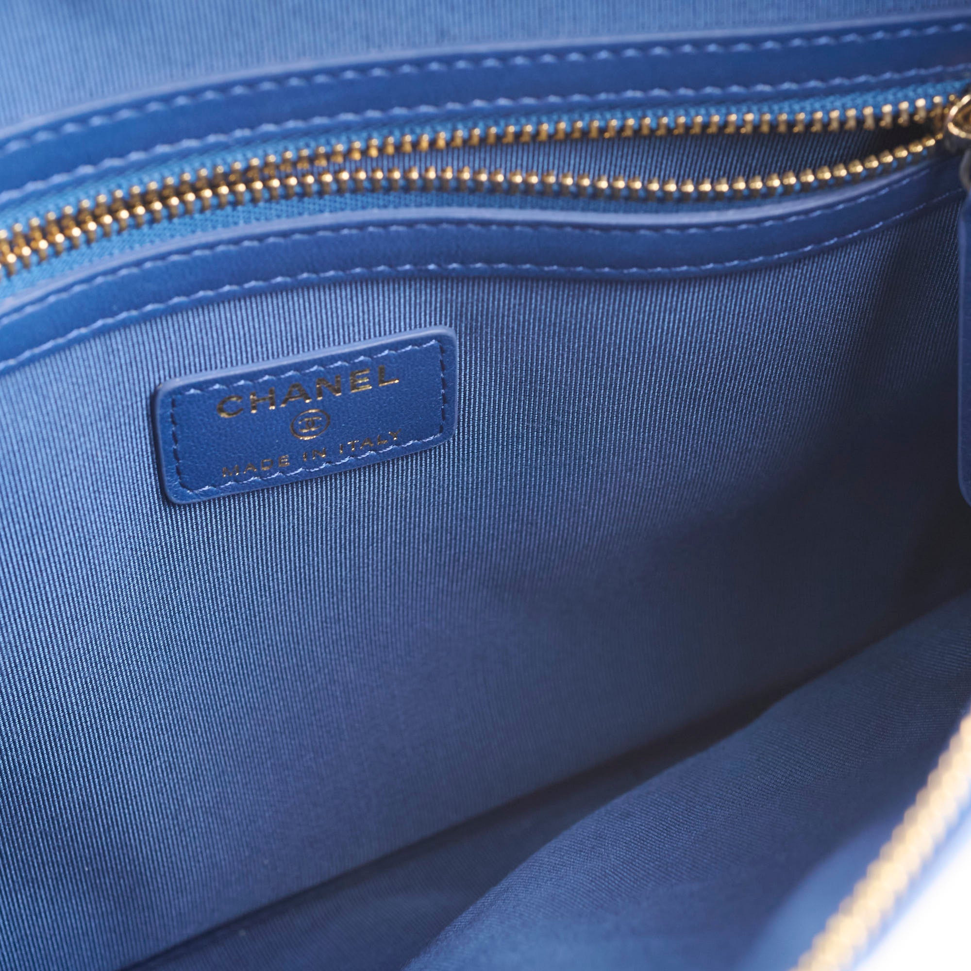 Chanel O Case Medium Blue Crossbody Bag - Luxury Designer Handbag for Women | Perfect for Everyday Use, Travel & Special Occasions