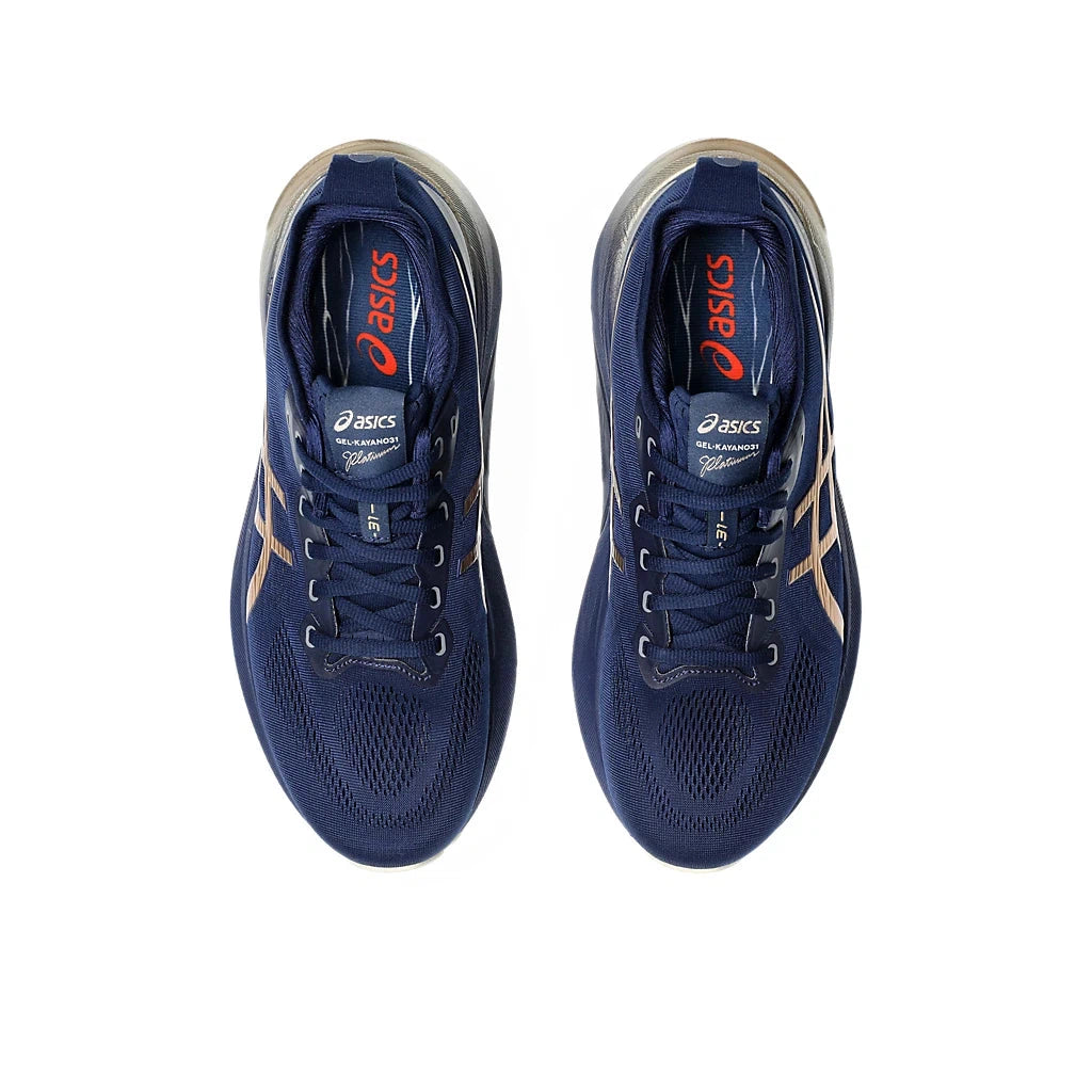 ASICS Men's Gel Kayano 31 Running Shoes - Platinum Color | Lightweight Cushioned Stability Trainers for Jogging, Gym Workouts & Daily Walking