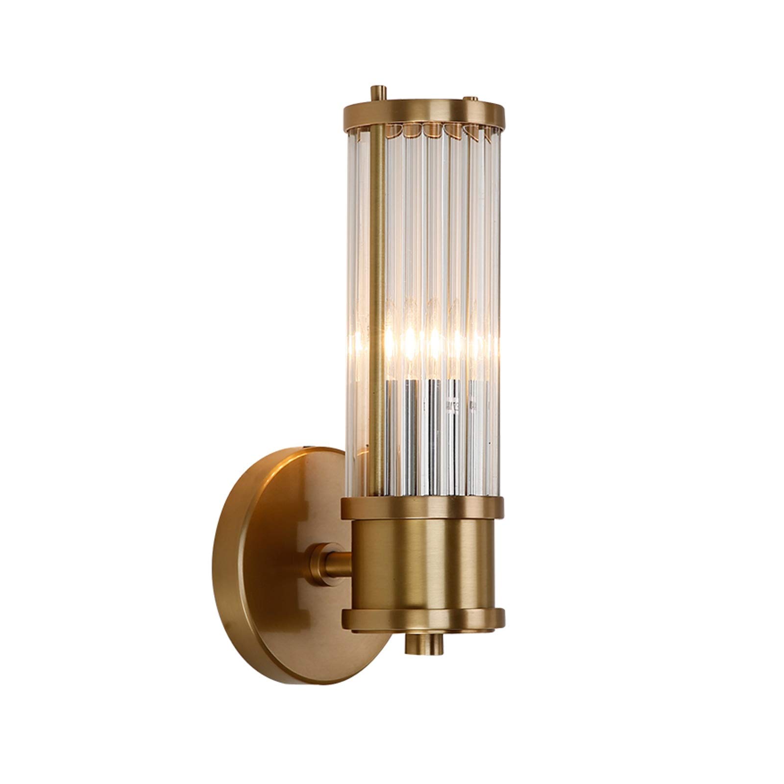 Luxury Crystal Wall Sconce Light - Modern Postmodern Bedroom & Living Room Wall Lamp - Elegant Vanity Light Fixture for Bedside, Hallway, Aisle & Background Wall Decor (Size A) - Perfect for Home Lighting, Hotel Decor & Romantic Ambiance
