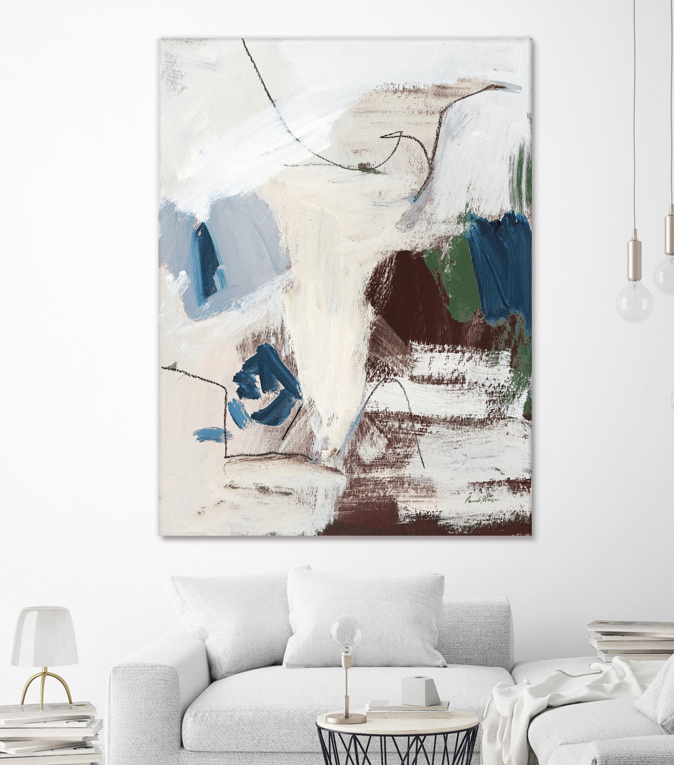 Dark Abstract II - Modern Abstract Wall Art Canvas Print for Home & Office Decor | Perfect for Living Room, Bedroom, or Office Spaces