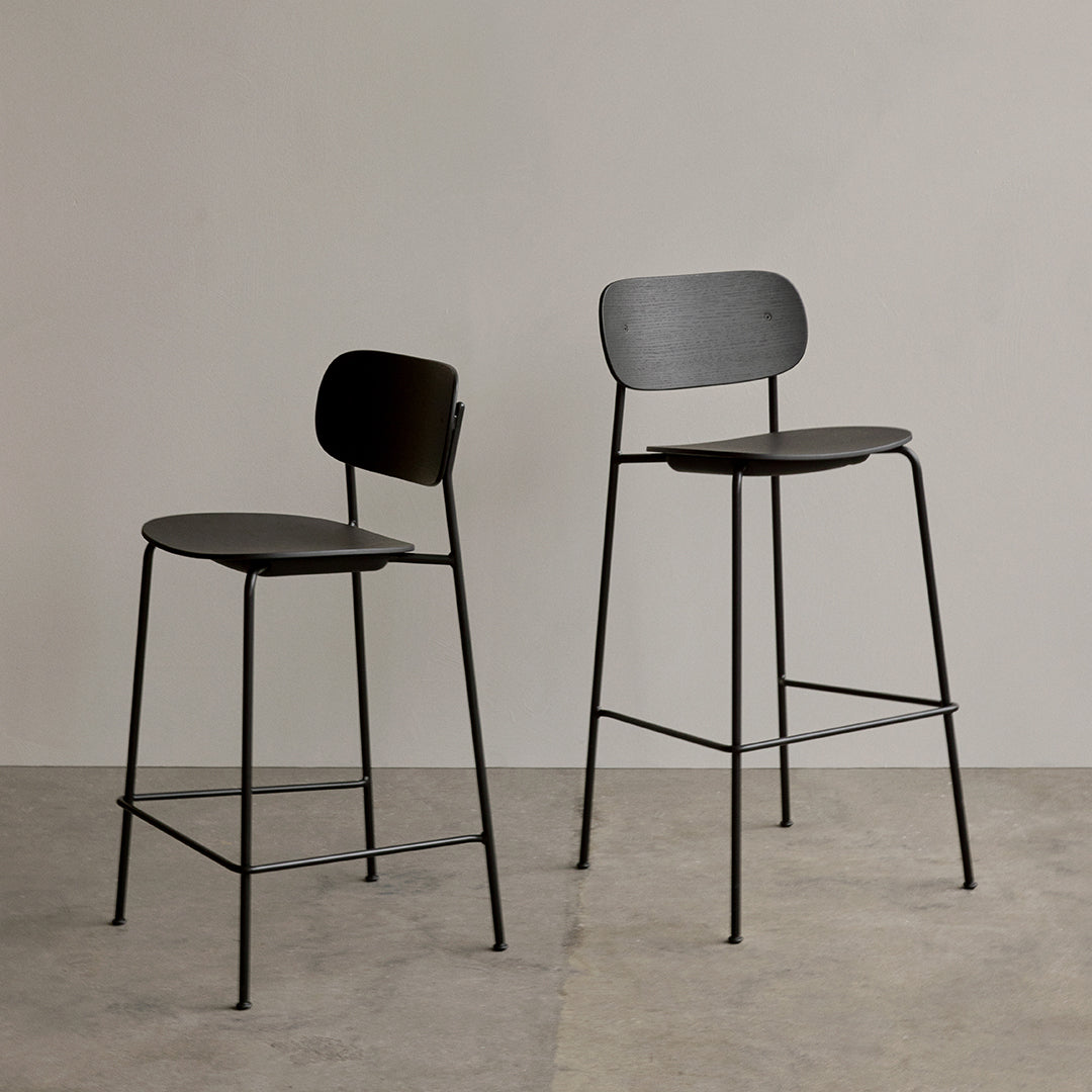 Modern Counter Height Bar Stools - Adjustable Swivel Kitchen Island Stools for Dining, Breakfast Nook & Home Bar - Comfortable Counter Chairs with Footrest