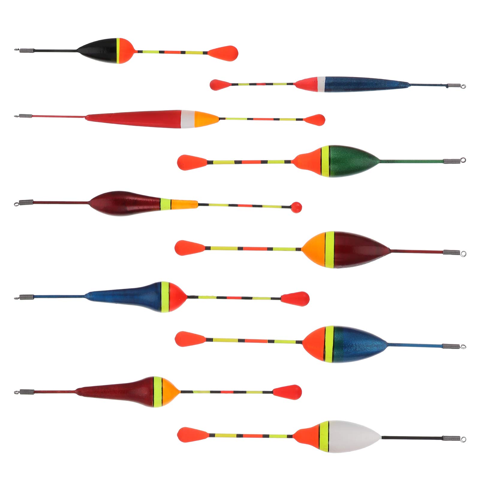 INOOMP 30 Pcs Float Fishing Tackle Kit - Foam Bobbers, Corks, Line Stoppers & Light Sticks for Freshwater & Saltwater Fishing | Perfect for Bass, Trout & Catfish Angling Accessories
