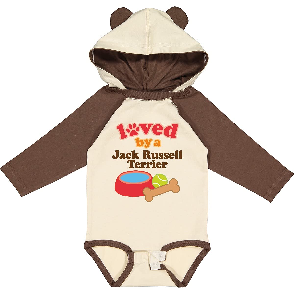 Inktastic Jack Russell Terrier Long Sleeve Creeper for Dog Lovers
