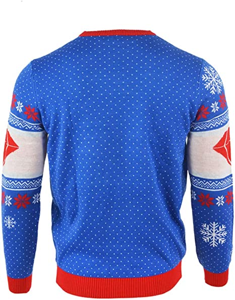 Sonic the Hedgehog Ugly Christmas Sweater - Festive Holiday Gem Jumper for Kids & Adults (XS) - Perfect for Christmas Parties, Gift Exchanges & Themed Events