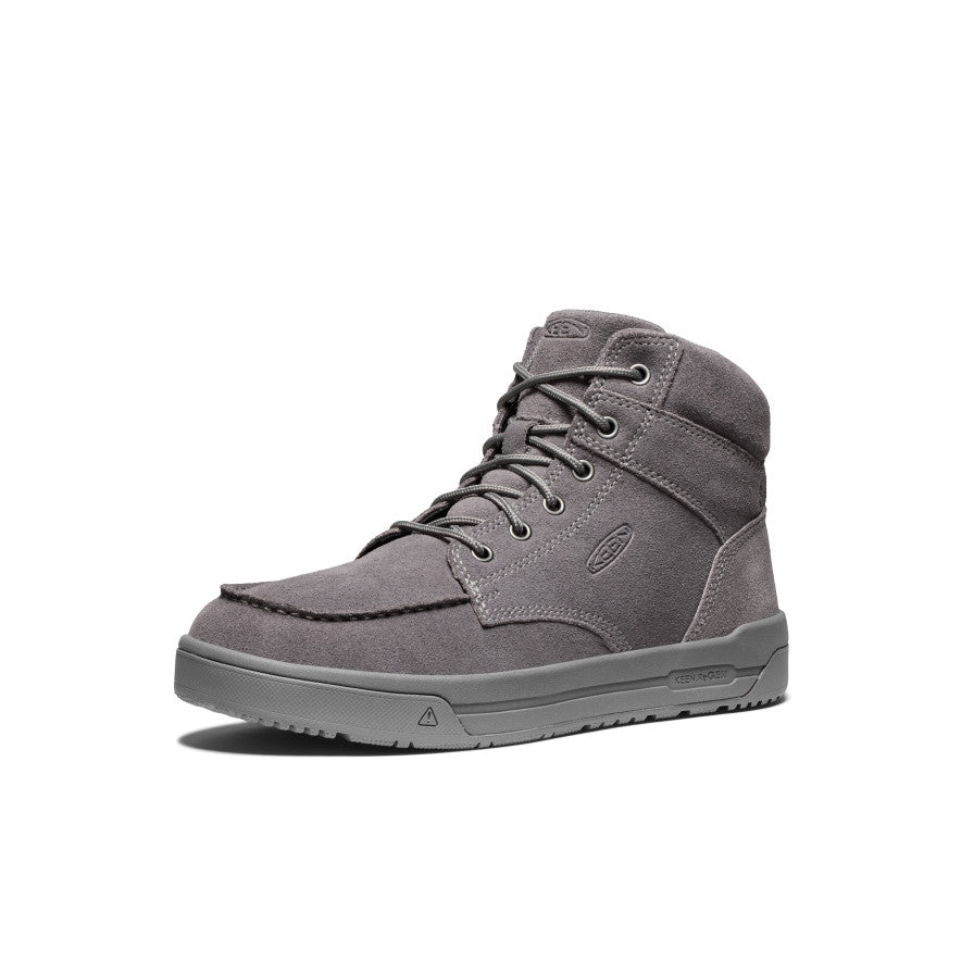 Men's Gibson Soft Toe Work Boots - Steel Grey Leather Safety Shoes for Construction & Outdoor Work | Durable & Comfortable for Job Sites, Hiking & Heavy Duty Use