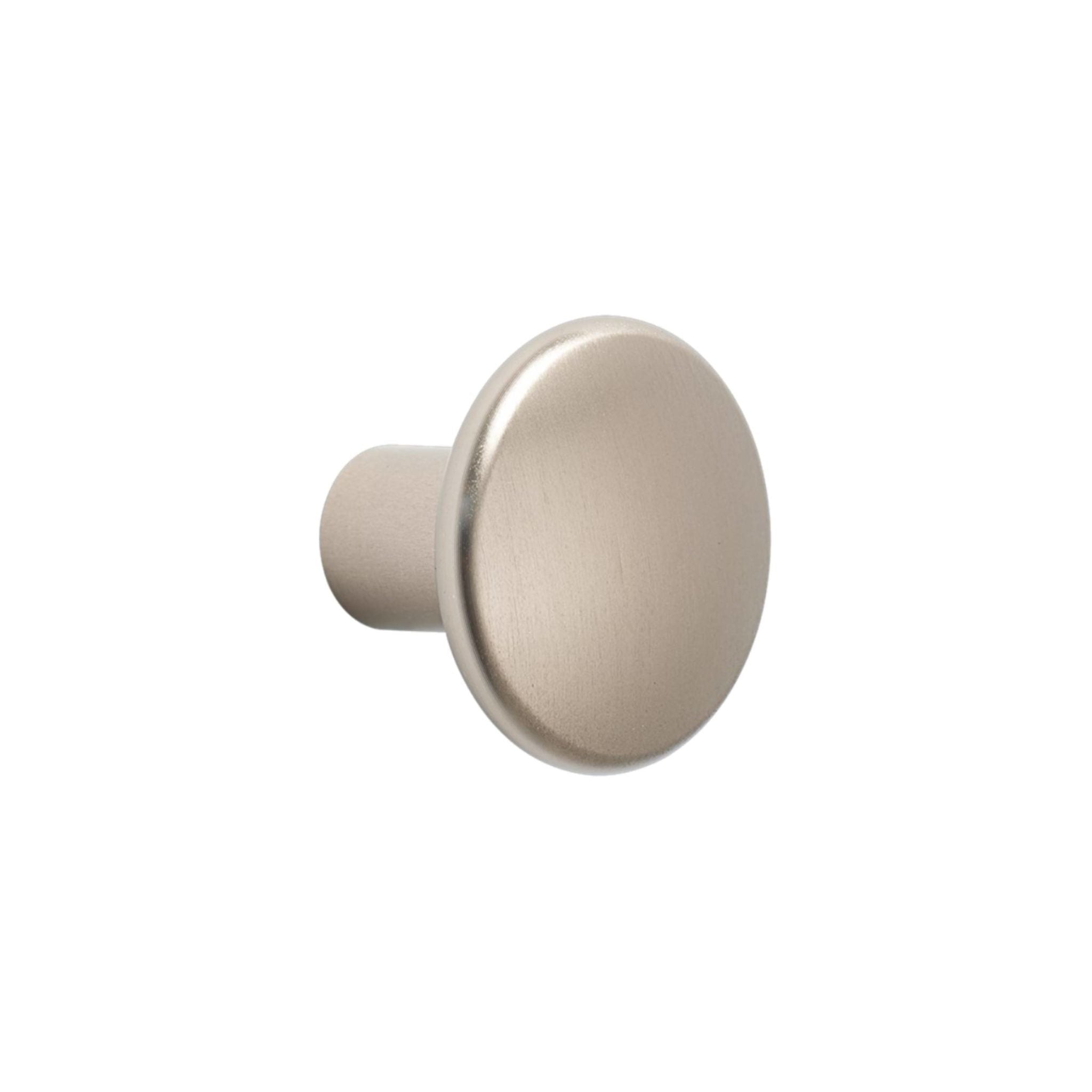 MUUTO The Dots Wall Hook - Modern Metal Coat Hanger in Taupe (Set of 3 Sizes) - Perfect for Entryway, Bedroom & Bathroom Organization