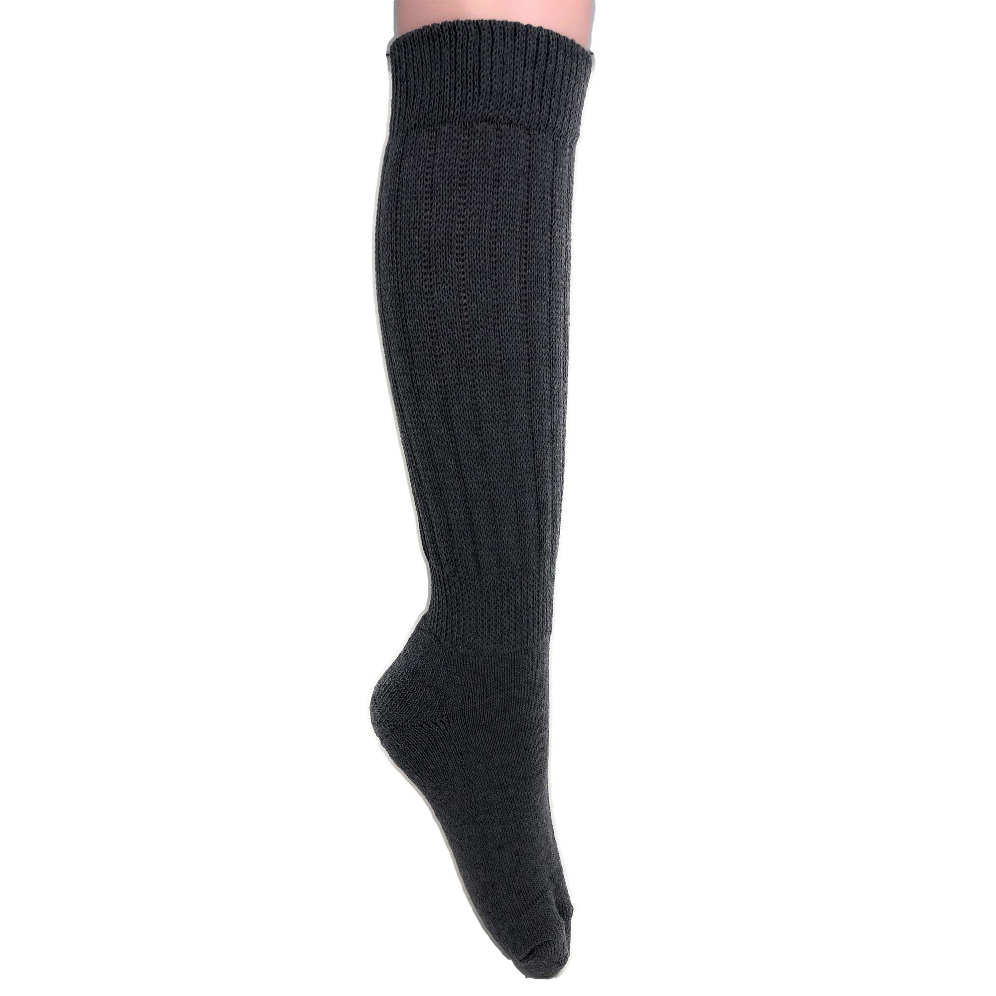 14 Pairs Women's Cotton Slouch Socks - Made in USA - Shoe Size 5-10 - Comfortable Casual & Lounge Socks for Home, Office & Everyday Wear