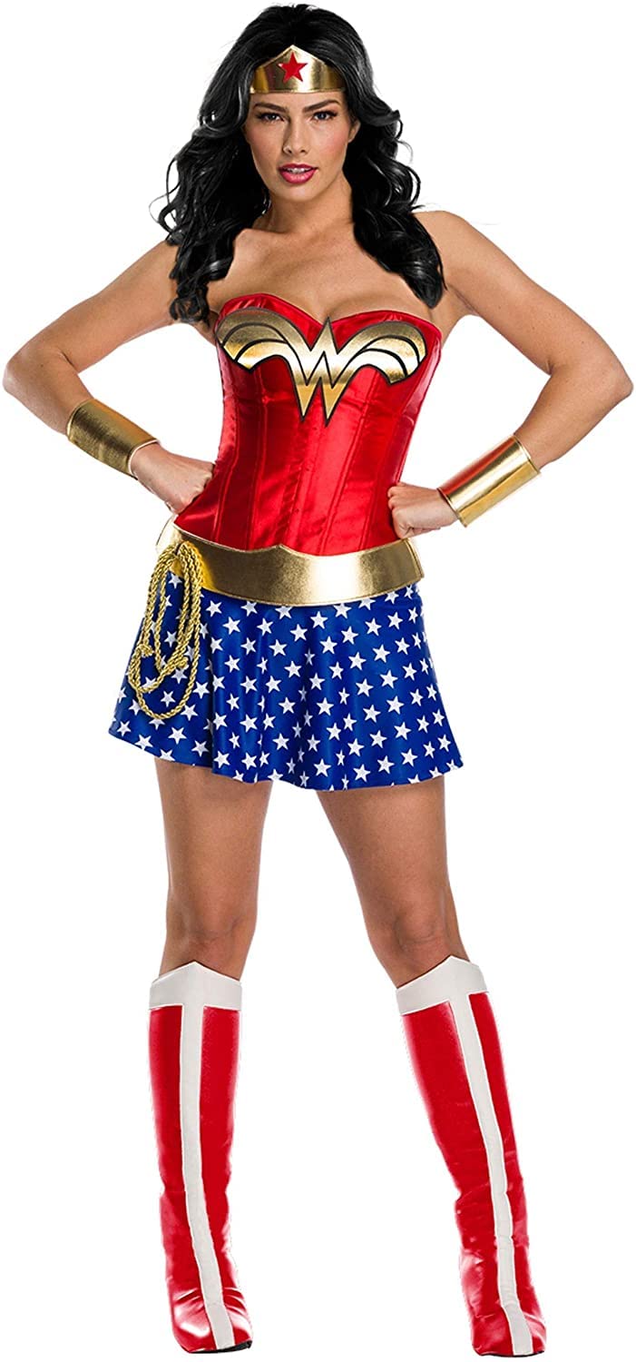 Wonder Woman Costume for Adults - DC Comics Charades Game Outfit - Perfect for Halloween, Cosplay & Themed Parties
