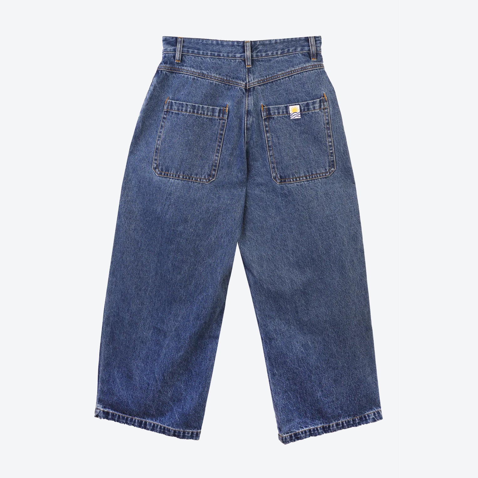 L F Markey Mid Blue Myles Jean - Classic Straight Fit Denim Pants for Men | Perfect for Casual Wear, Office & Weekend Outings