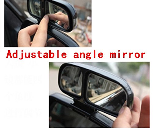 Universal Blind Spot Mirror Wide Angle Side Car Mirror - Left Auxiliary Safety Mirror for Jeep Patriot & Other Vehicles - Enhanced Visibility for Safe Lane Changes & Parking