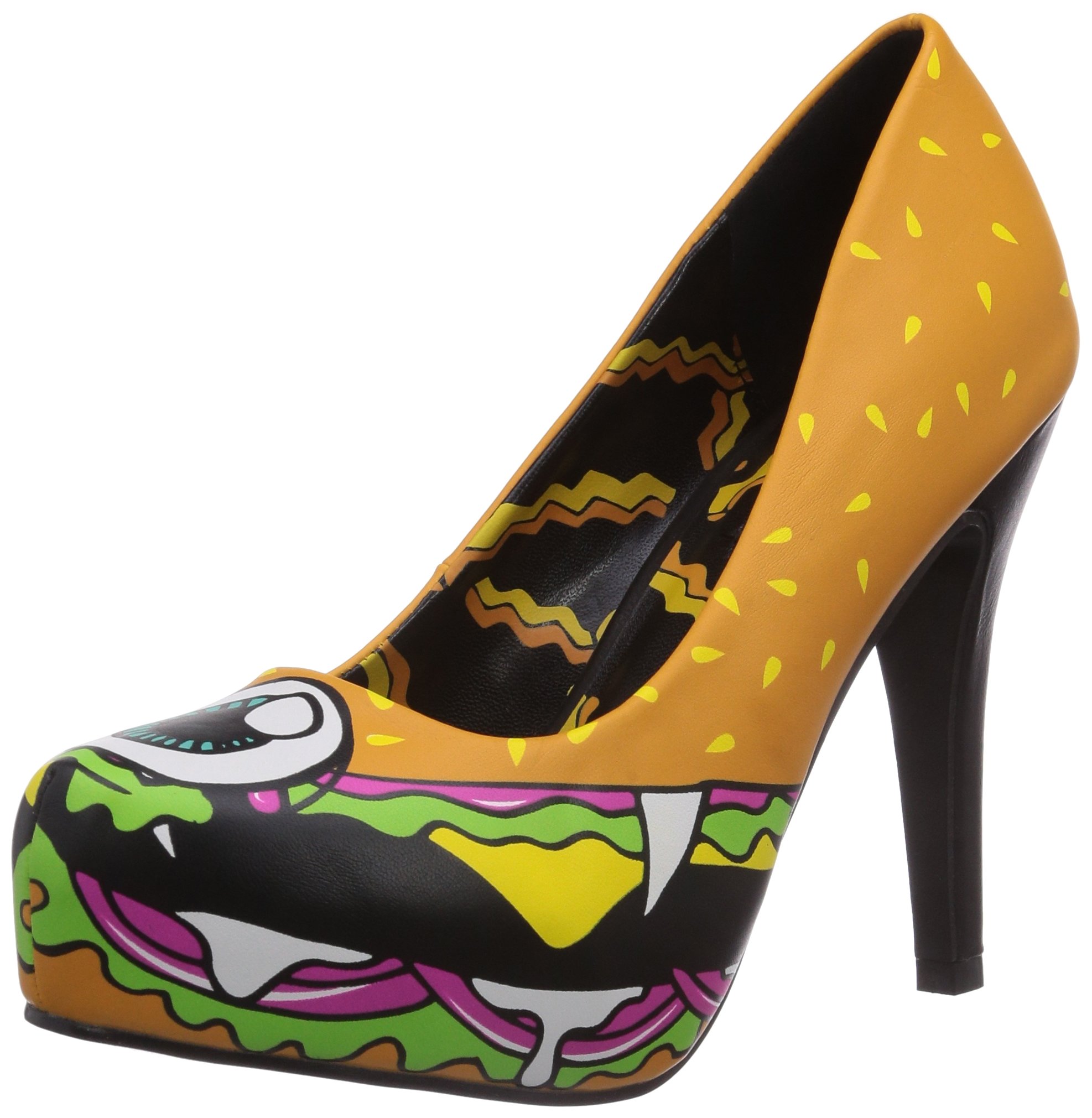Iron Fist Women's Cycloburger Platform Shoes - Retro Punk Style Chunky Heel Sneakers for Casual Wear, Concerts & Gothic Fashion