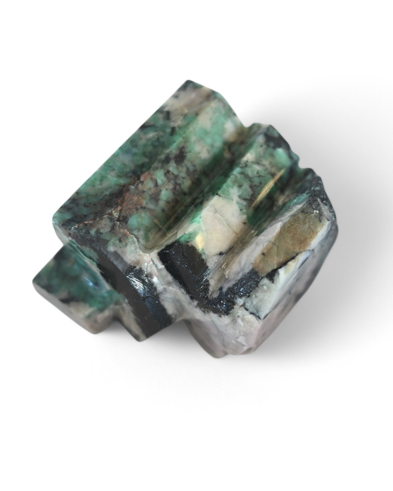 Natural Brazilian Emerald on Matrix - Rare Green Gemstone Specimen for Collectors & Jewelry Making | Perfect for Display, Gifts & Mineral Collections