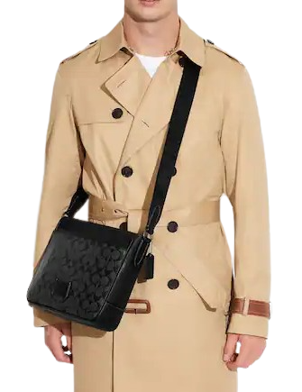 Coach District Crossbody Bag in Signature Canvas - Stylish & Durable Leather Shoulder Purse for Women, Perfect for Work, Travel & Everyday Use