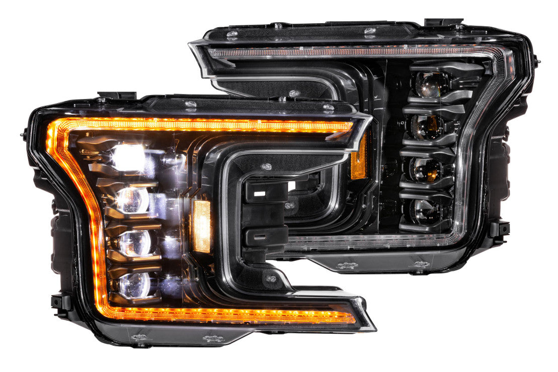 FORD F-150 (2018-2020) XB LED Headlights with Amber DRL - High Performance Replacement Headlights for Off-Road & Night Driving
