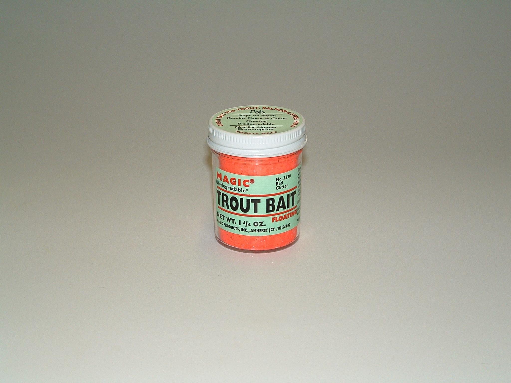 Premium Magic Trout Bait with Red Glitter - High-Performance Fishing Lure for Freshwater & Saltwater - Ideal for Bass, Trout, and Salmon Fishing