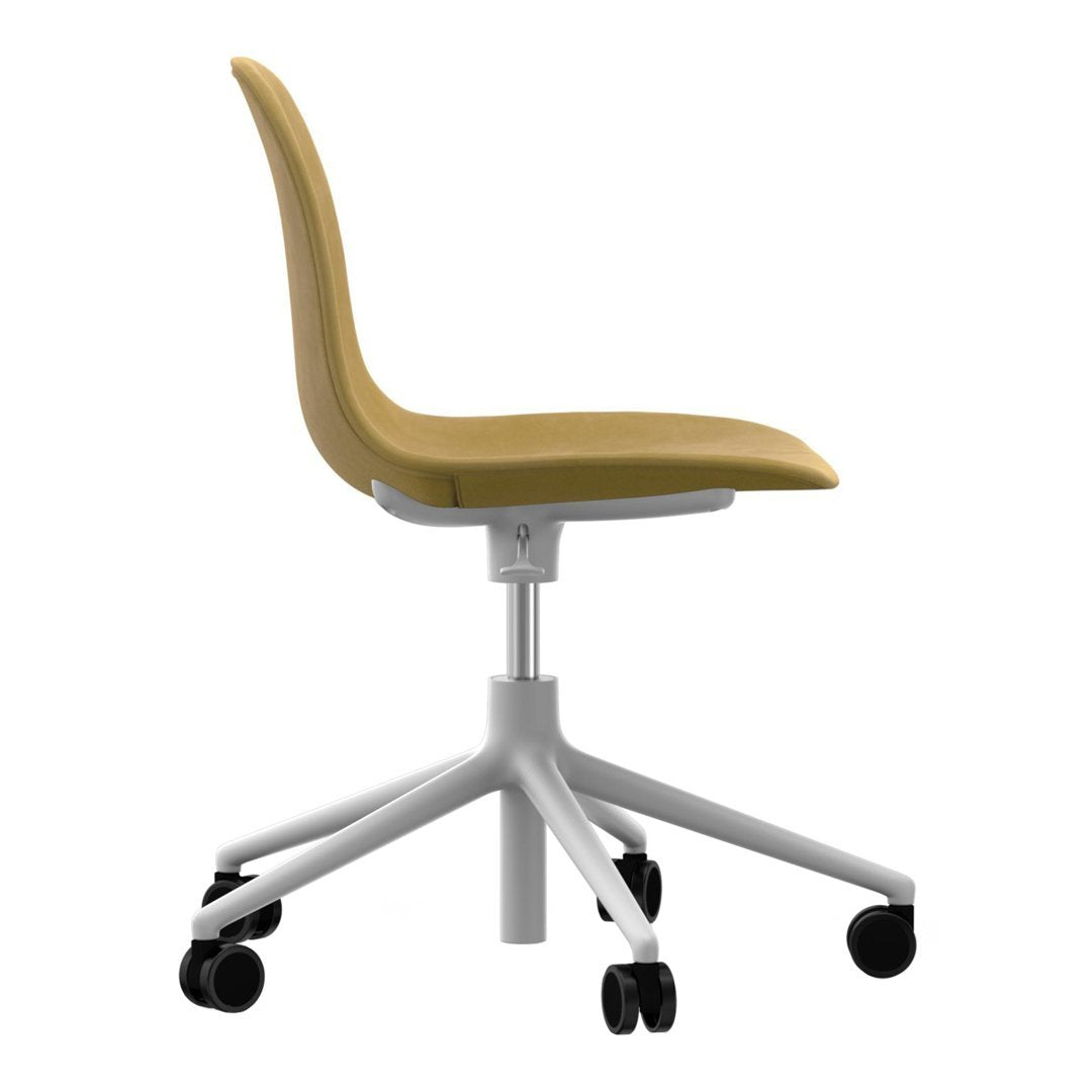 Ergonomic Form Chair with 5W Swivel Base & Gas Lift Mechanism - Premium Upholstered Office Chair for Home & Workspace - Perfect for Long Hours of Comfortable Sitting in Office, Study or Gaming Setup