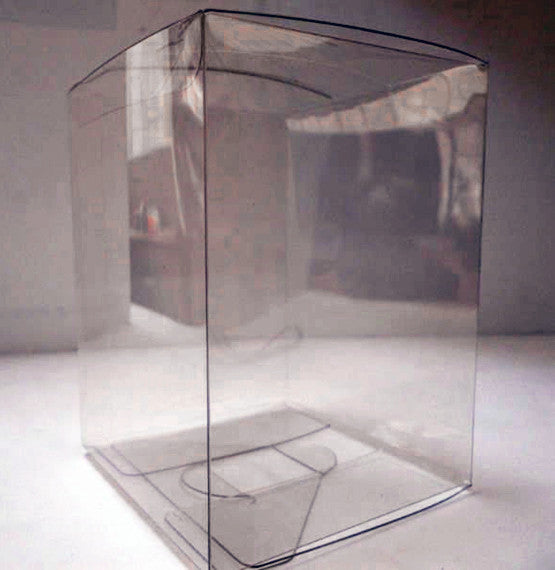 100-Pack Large Clear Plastic Rectangle Cube Boxes 22x14.5cm - Gift Packaging, Product Display, Shop Exhibition Storage - Perfect for Retail Showcase, Organizing & Event Displays