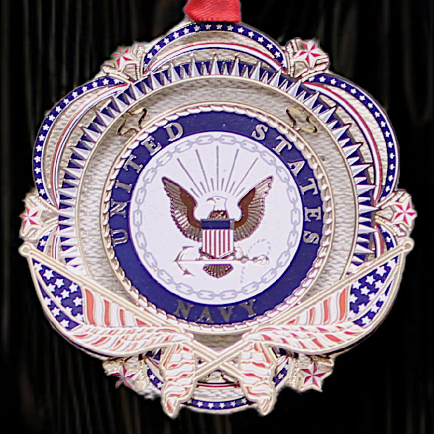 U.S. Navy SEAL Ornament - Military Collectible Gift for Veterans, Patriotic Home Decor - Perfect for Christmas Tree, Office Display & Military Appreciation Gifts