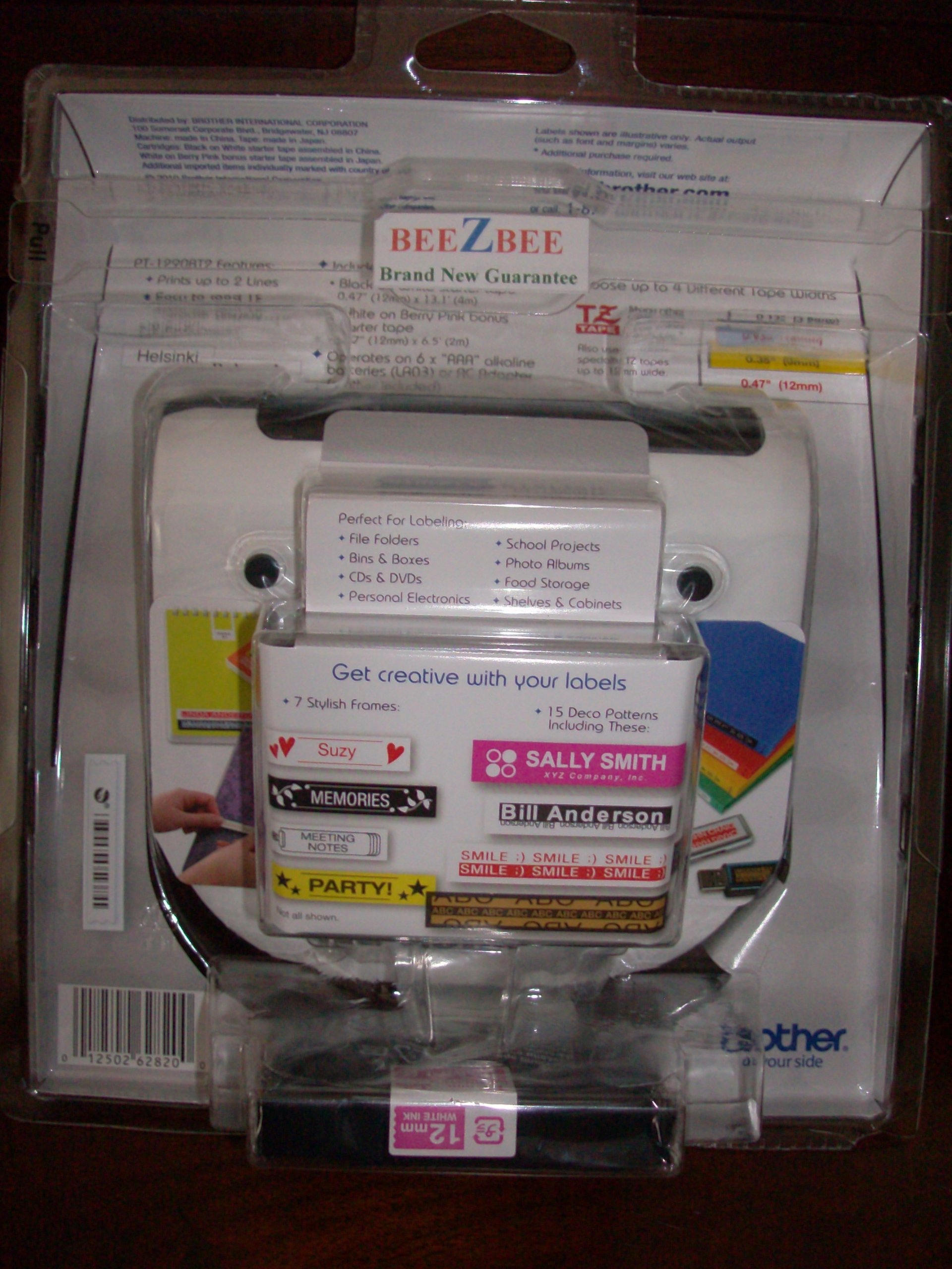 Brother PT1290 Label Maker - Compact & Easy-to-Use Labeling Machine for Home, Office, and Business Organization | Perfect for Filing, Storage, and Craft Projects