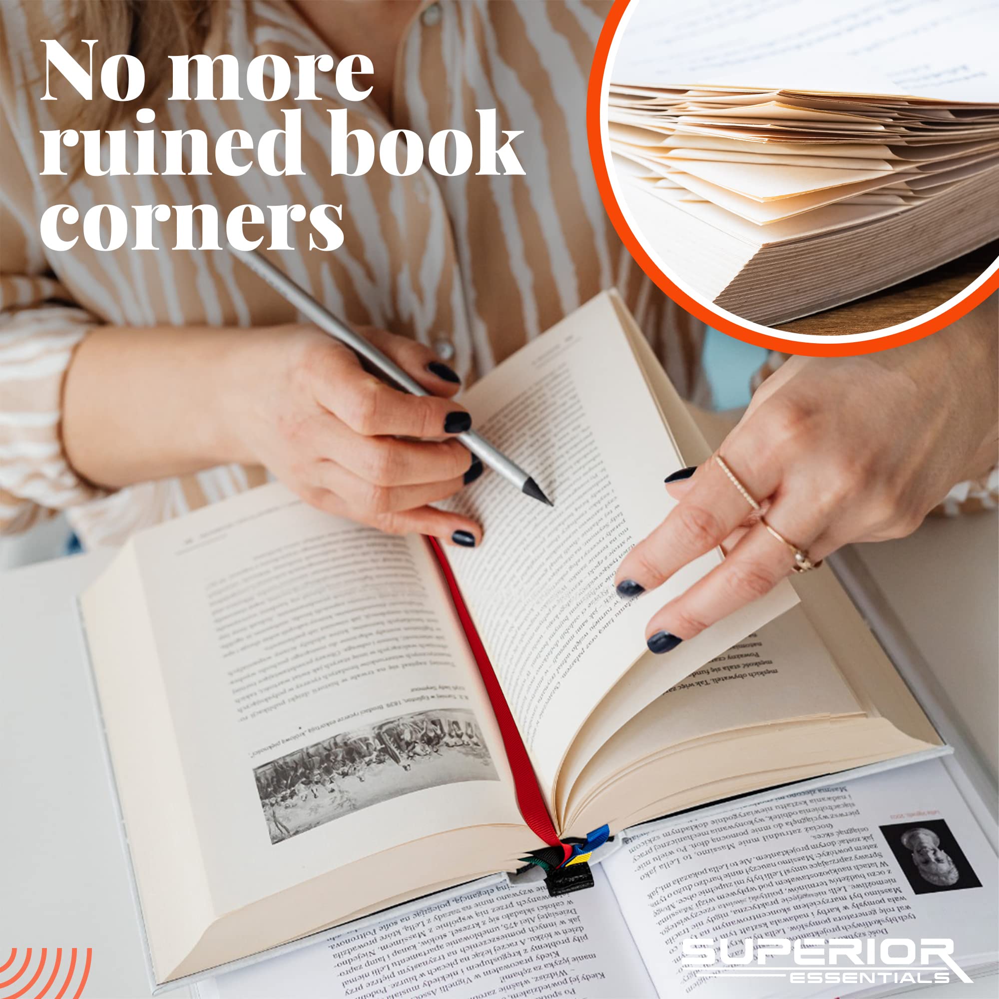 Premium Magnetic Bible Bookmark - Genuine Leather Scripture Marker with 5 Attachable Ribbons for Easy Page Finding - Perfect Gift for Book Lovers & Church Goers - Ideal for Bible Study, Sunday School & Personal Devotion (Rainbow, 1PC)