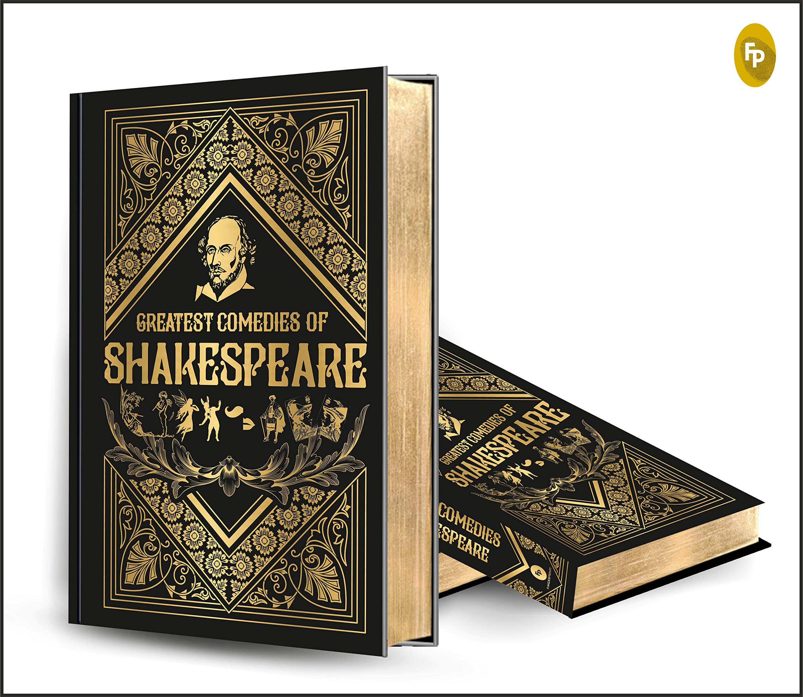 Greatest Comedies of Shakespeare - Deluxe Hardbound Collector's Edition | Classic Literature Books | Perfect for Book Lovers & Theater Enthusiasts