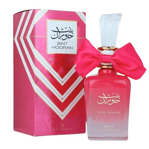 Lattafa Bint Hooran Rose Passion 100ml EDP Perfume for Women - Floral & Fruity Long Lasting Fragrance, Perfect for Date Night, Wedding & Special Occasions