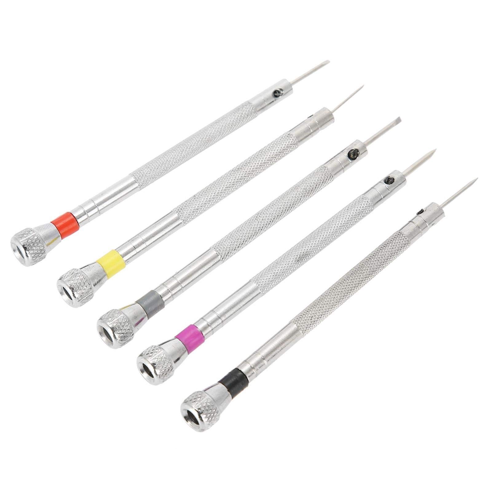 Premium Jewelry Slotted Screwdriver Set - Solid & Durable Precision Tools for Watch Repair, Toy Assembly, Jewelry Making & Eyeglass Adjustment | Perfect for Watchmakers, Jewelers & DIY Enthusiasts