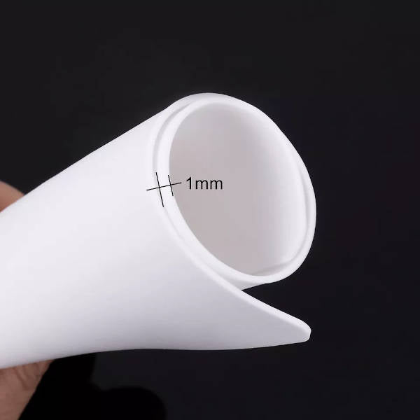 Redtop White 1mm Practice Skin for Tattoo Artists - Realistic Synthetic Skin for Tattoo Training, Needle Practice & Beginners - Perfect for Home Studio or Professional Use