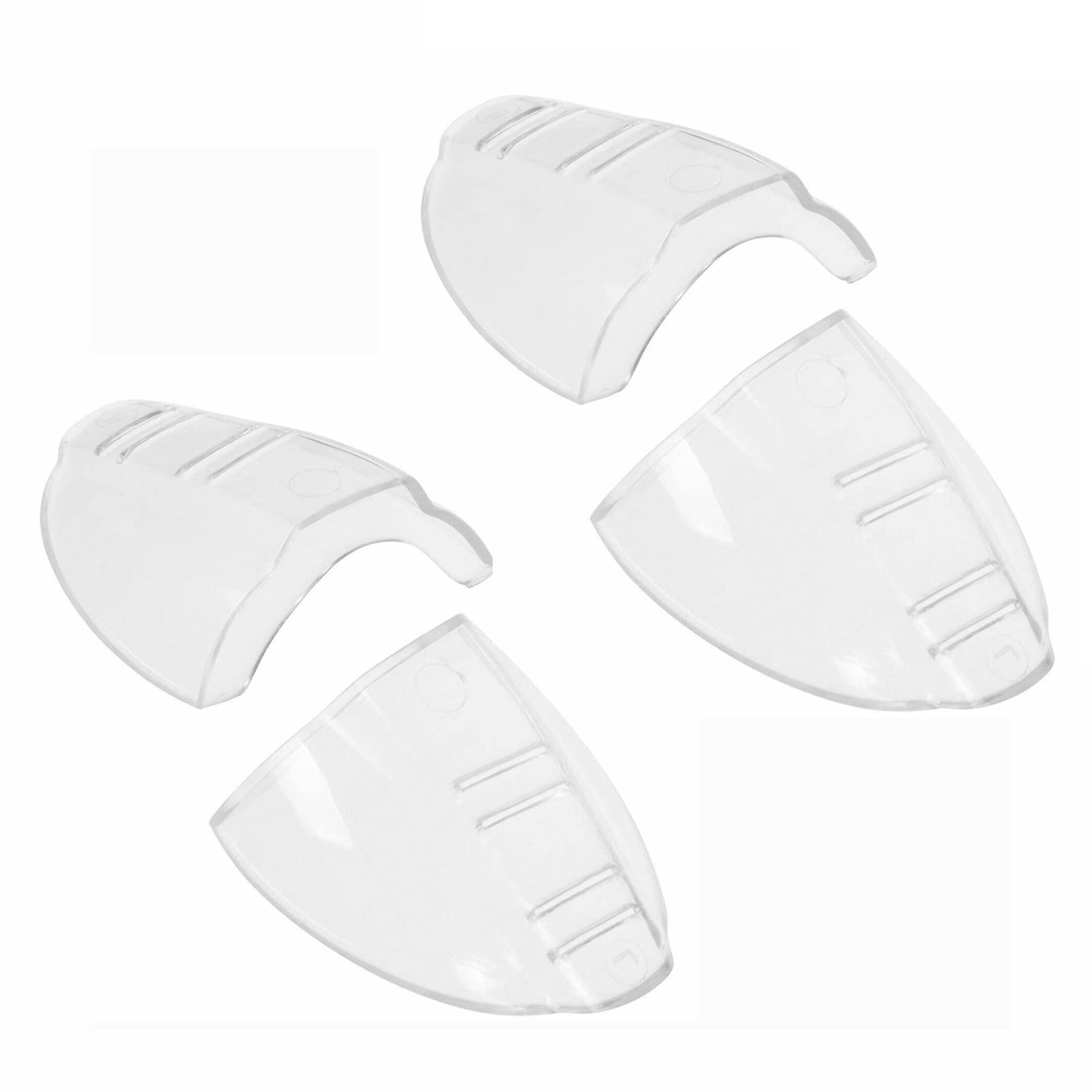 Clear Universal Flexible Protective Side Shields for Safety Glasses - Anti-Fog, Comfort Fit for Work, Lab, Construction & DIY Projects