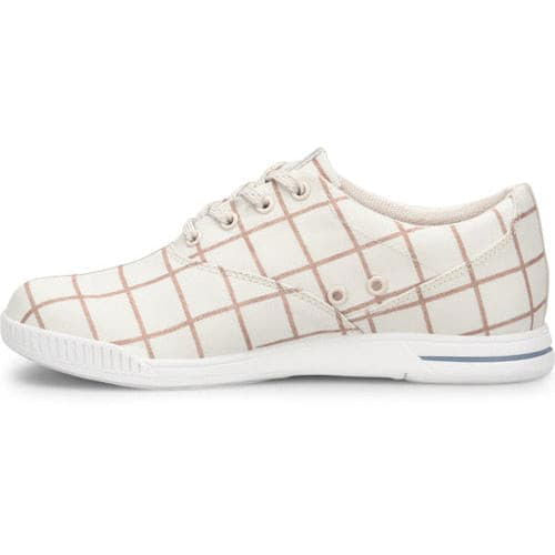 Dexter Women's Kerrie Cream Plaid Bowling Shoes - Comfortable & Stylish for League Play & Casual Bowling