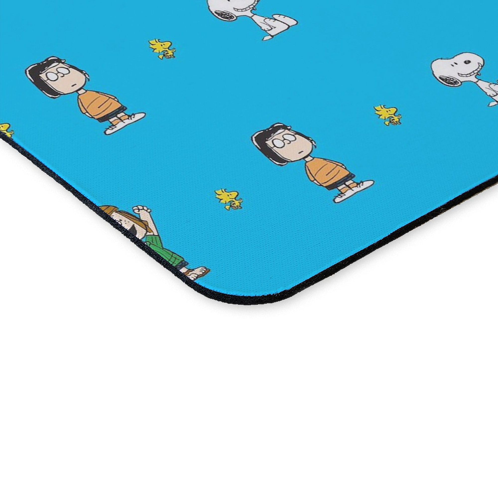 Non-Slip Peanuts Gang Gaming Mouse Pad - Snoopy & Charlie Brown Rubber Mouse Mat for PC, Laptop, Office & Home Use