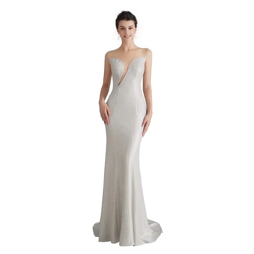 Elegant Leyidress Women's Mermaid Prom Dress - Formal Evening Gown for Wedding, Bridesmaid & Special Occasions | Perfect for Prom Night, Cocktail Parties & Black Tie Events