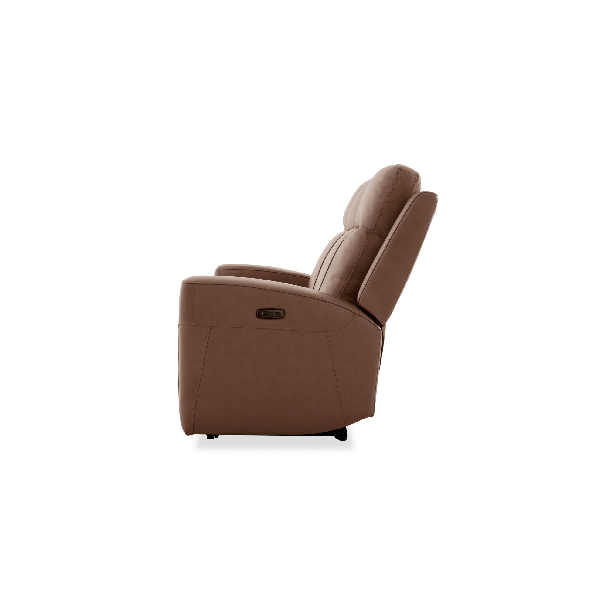 Gavin Dual Power Reclining Sofa - Electric Recliner with USB Charging & Cup Holders - Perfect for Living Room, Home Theater & Family Relaxation