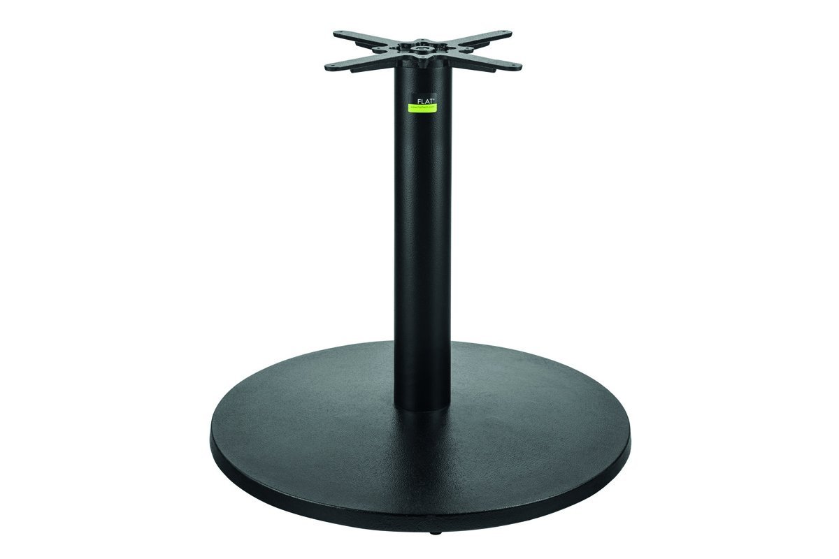 Flat Technology UR30 Ulladulla 76-Inch Modern Dining Table Base - Sturdy Metal Frame for Restaurant, Cafe, and Home Kitchen Use
