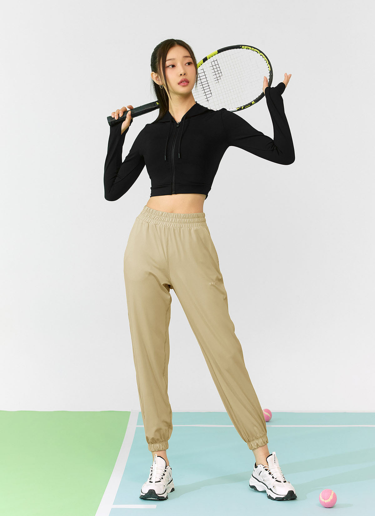 Slimfit Crop Zip Up Hoodie - Women's Fashion Casual Pullover for Gym & Streetwear | Perfect for Workouts, Running & Everyday Outfits