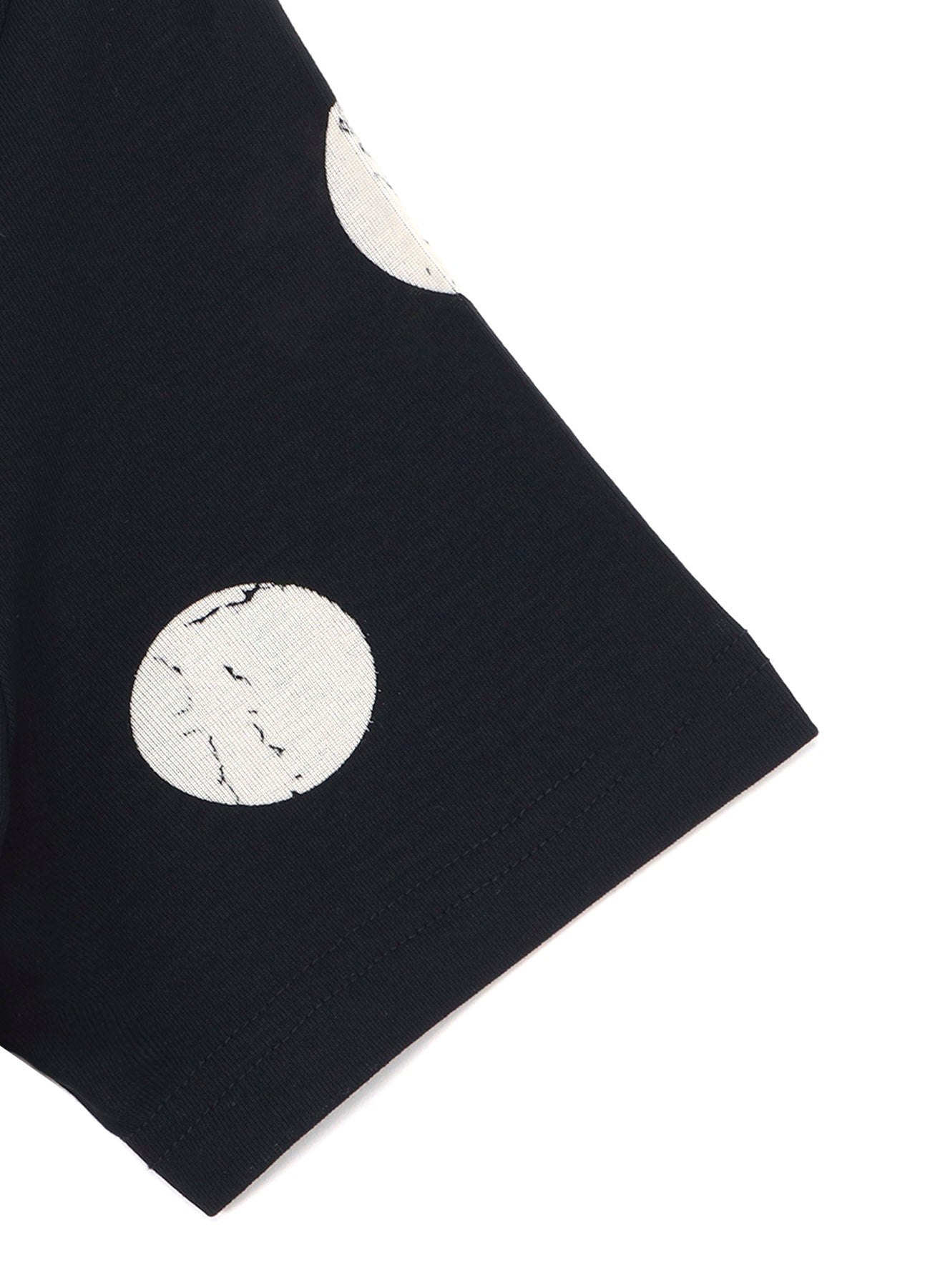 Discharging Dot Short Sleeve Round Neck T-Shirt - Casual Comfort for Everyday Wear, Gym, and Outdoor Activities