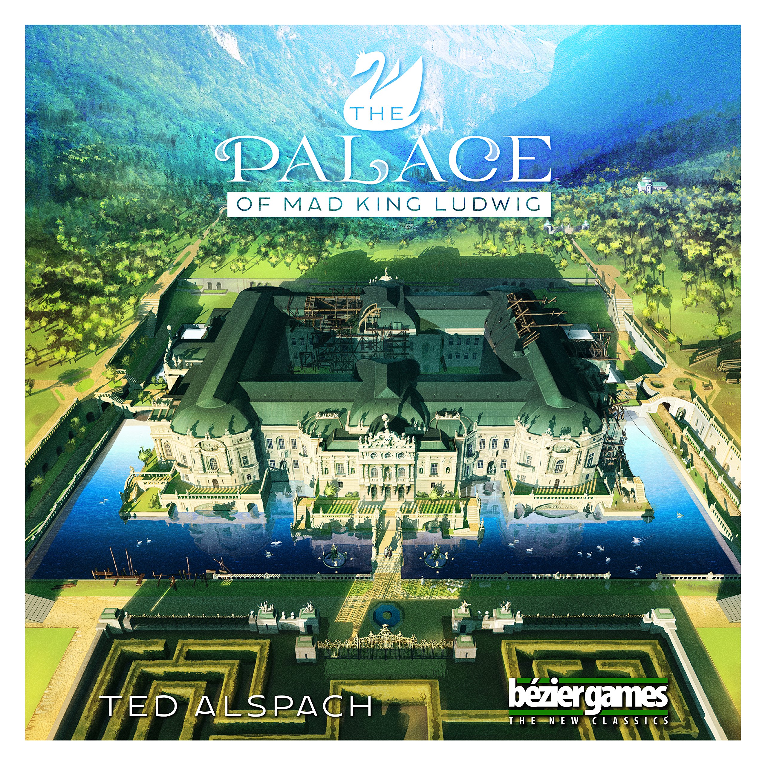 Palace of Mad King Ludwig Board Game by Bezier Games - Strategy Tabletop Game for Adults & Families - Perfect for Game Nights & Parties