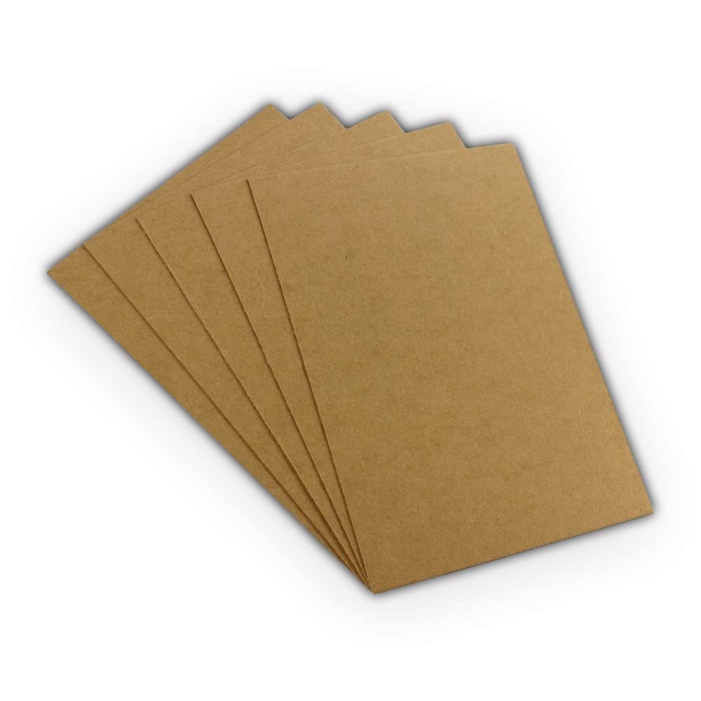 25-Pack Eco-Friendly Chipboard Scrapbook Sheets 5.5x7 Inches - Perfect for DIY Photo Albums, Card Making & Craft Projects - Acid-Free Cardboard for Scrapbooking & Memory Keeping
