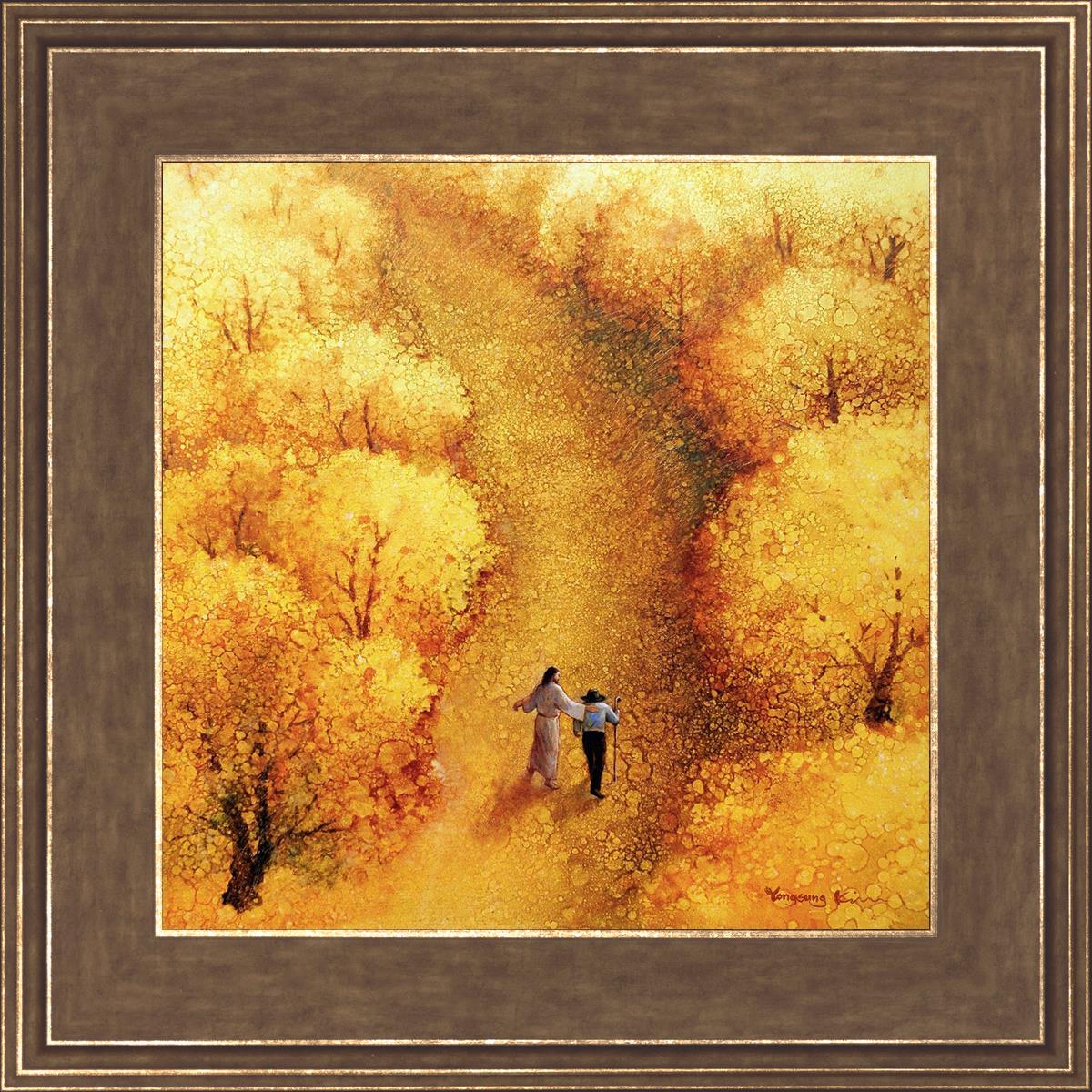 By Your Side - Heartwarming Art Print by Yongsung Kim | Christian Home Decor, Wall Art for Living Room & Bedroom | Perfect Gift for Weddings, Anniversaries & Housewarming